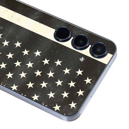 Black & White USA Flag Galaxy A36 5G Skin
